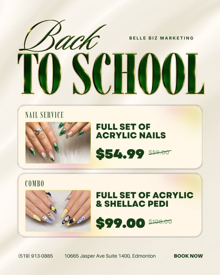 Belle Biz social media campaign example 11